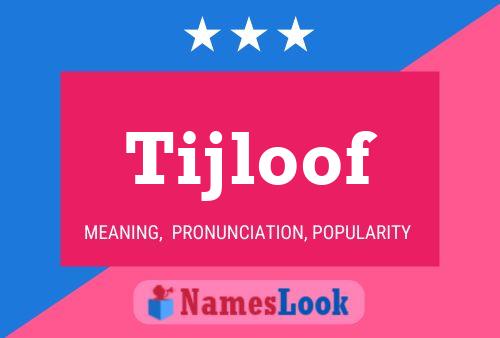 ملصق اسم Tijloof