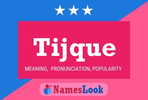 ملصق اسم Tijque