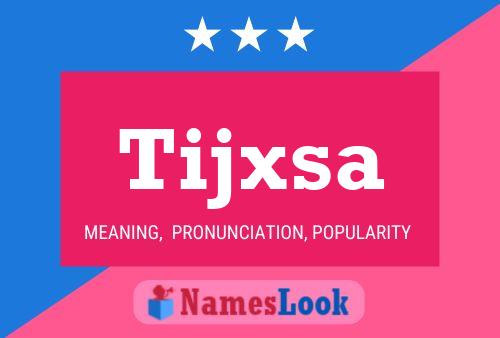 ملصق اسم Tijxsa