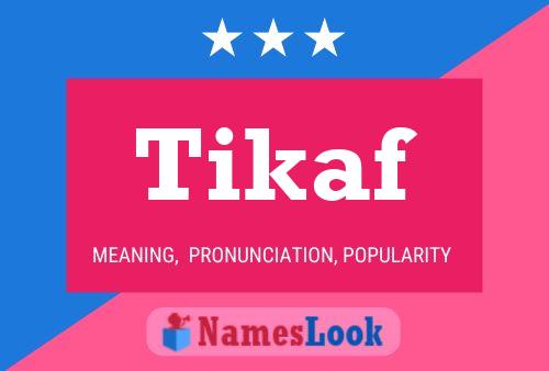 ملصق اسم Tikaf