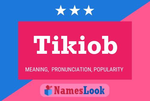 ملصق اسم Tikiob