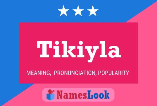 ملصق اسم Tikiyla