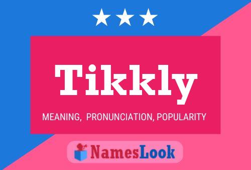 ملصق اسم Tikkly