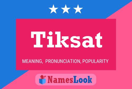 ملصق اسم Tiksat