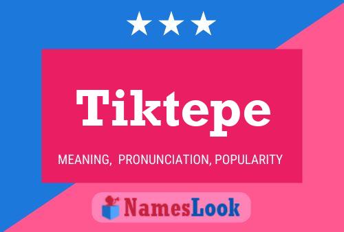 ملصق اسم Tiktepe