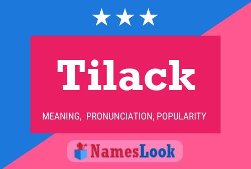 ملصق اسم Tilack