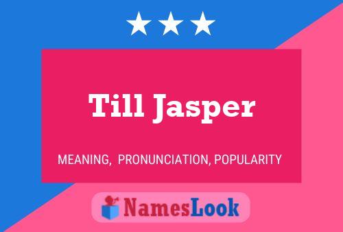 ملصق اسم Till Jasper