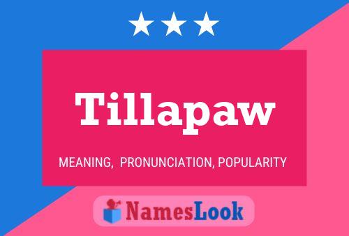 ملصق اسم Tillapaw