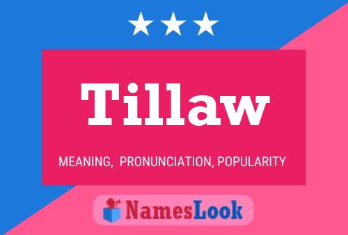 ملصق اسم Tillaw