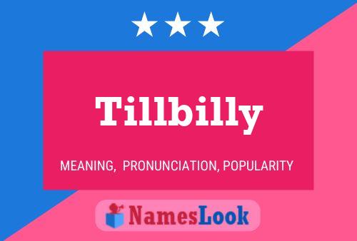 ملصق اسم Tillbilly