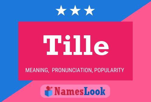 ملصق اسم Tille