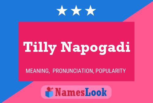 ملصق اسم Tilly Napogadi