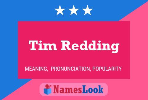 ملصق اسم Tim Redding