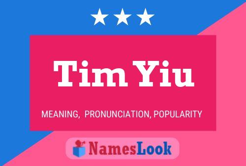 ملصق اسم Tim Yiu