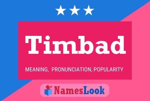 ملصق اسم Timbad