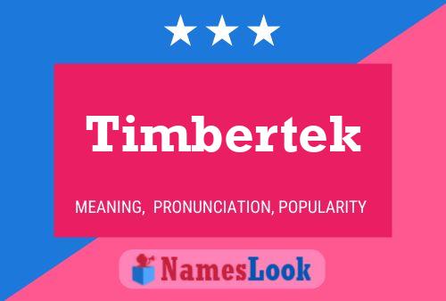 ملصق اسم Timbertek