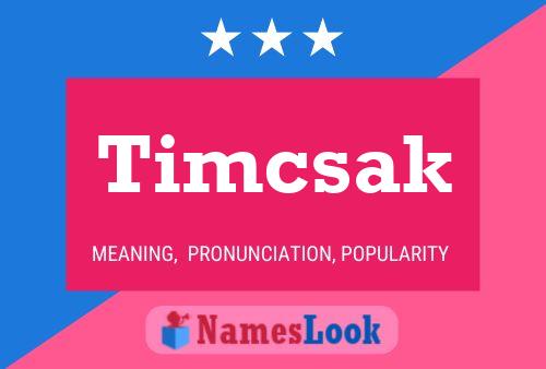 ملصق اسم Timcsak