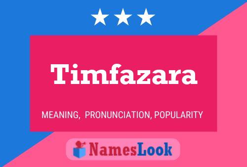 ملصق اسم Timfazara