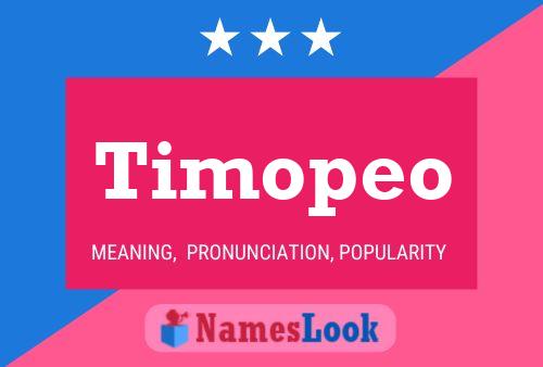 ملصق اسم Timopeo