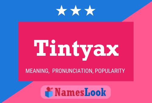 ملصق اسم Tintyax