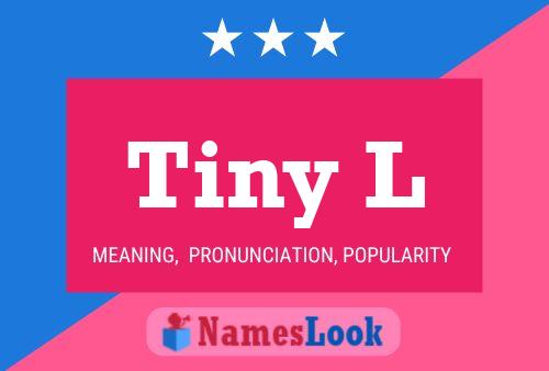 ملصق اسم Tiny L