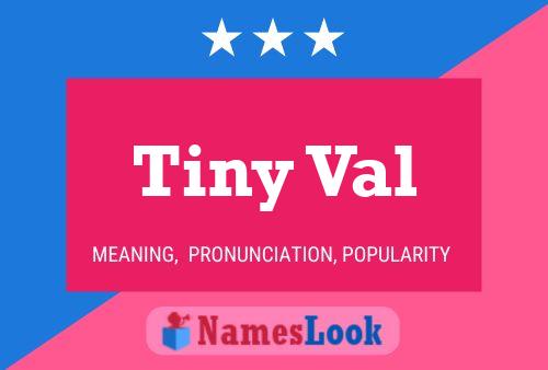 ملصق اسم Tiny Val