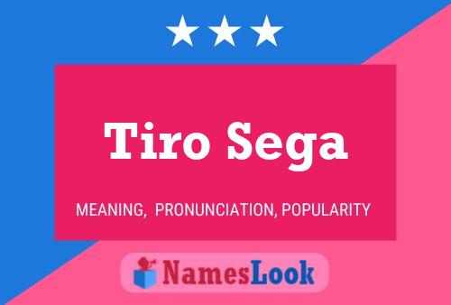 ملصق اسم Tiro Sega