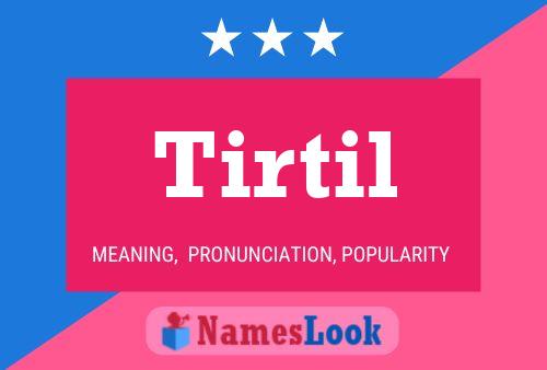 ملصق اسم Tirtil