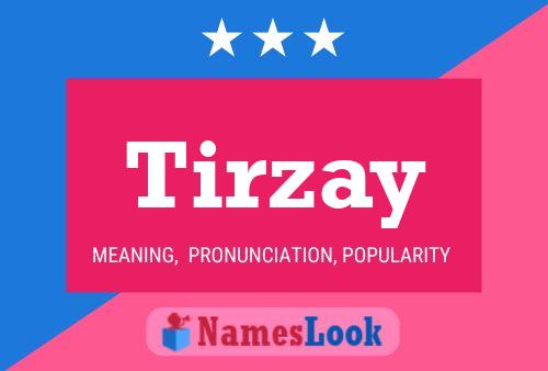 ملصق اسم Tirzay