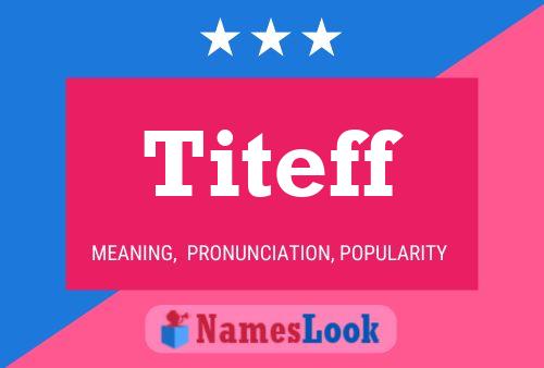 ملصق اسم Titeff