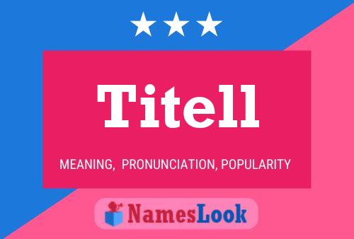 ملصق اسم Titell