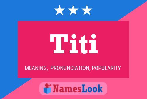 ملصق اسم Titi