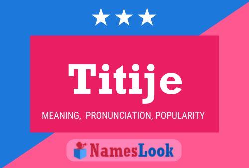 ملصق اسم Titije