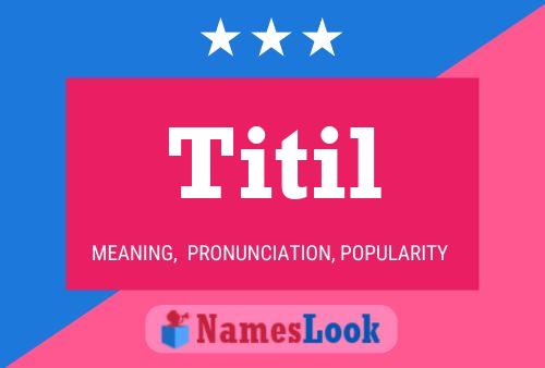 ملصق اسم Titil