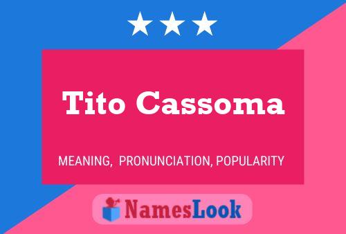 ملصق اسم Tito Cassoma