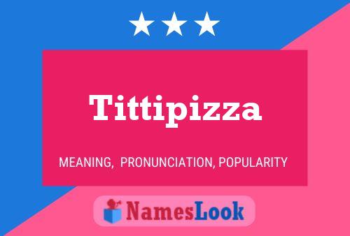 ملصق اسم Tittipizza