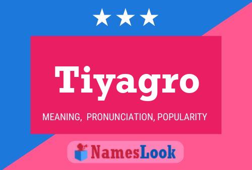 ملصق اسم Tiyagro