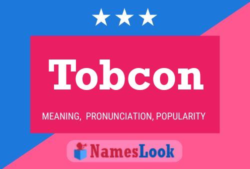 ملصق اسم Tobcon