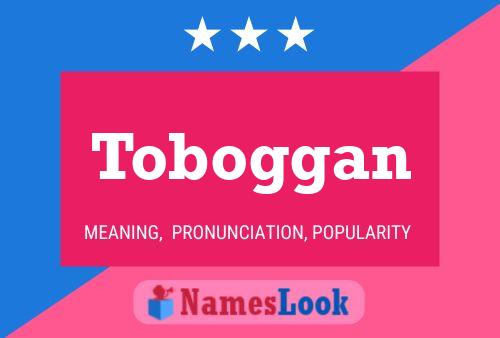 ملصق اسم Toboggan