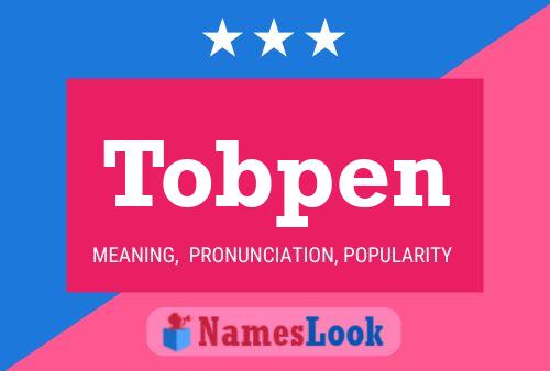 ملصق اسم Tobpen