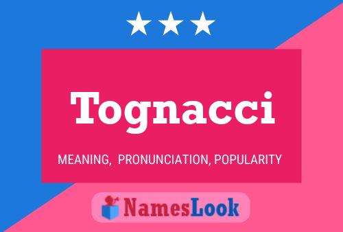 ملصق اسم Tognacci