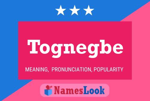 ملصق اسم Tognegbe