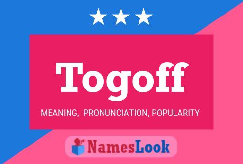 ملصق اسم Togoff