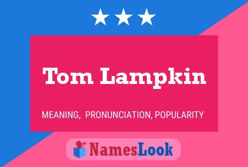 ملصق اسم Tom Lampkin