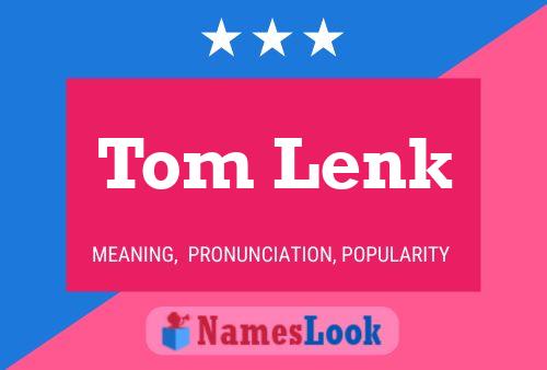 ملصق اسم Tom Lenk