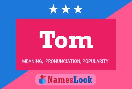 ملصق اسم Tom