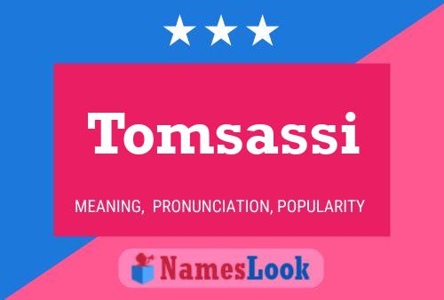 ملصق اسم Tomsassi