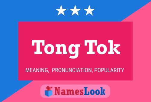 ملصق اسم Tong Tok