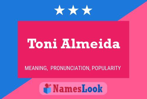 ملصق اسم Toni Almeida