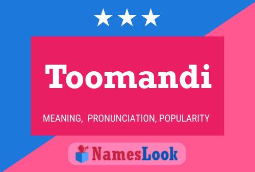 ملصق اسم Toomandi